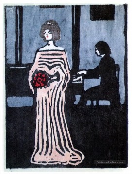 La chanteuse Wassily Kandinsky Peinture à l'huile